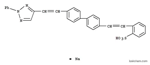 Molecular Structure of 42181-64-6 (sodium 2-[2-[4'-[2-(2-phenyl-2H-1,2,3-triazol-4-yl)vinyl][1,1'-biphenyl]-4-yl]vinyl]benzenesulphonate)