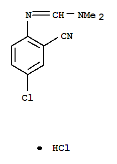 Methanimidamide,N'-(4-chloro-2-cyanophenyl)-N,N-dimethyl-, hydrochloride (1:1)