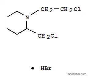Molecular Structure of 43047-58-1 (1-(2-chloroethyl)-2-(chloromethyl)piperidine)