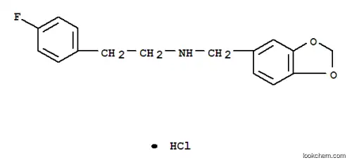 Molecular Structure of 435345-36-1 (BENZO[1,3]DIOXOL-5-YLMETHYL-[2-(4-FLUORO-PHENYL)-ETHYL]-AMINE)