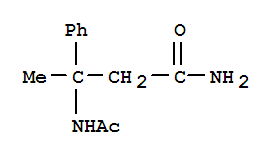 Benzenepropanamide, b-(acetylamino)-b-methyl-