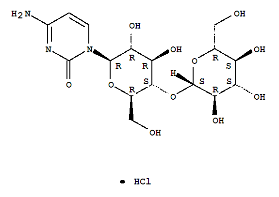 Cytosine, 1-(4-O-b-D-glucopyranosyl-b-D-glucopyranosyl)-,monohydrochloride (8CI) cas  4752-92-5