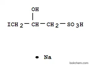 Molecular Structure of 4812-15-1 (sodium 2-hydroxy-3-iodopropanesulphonate)