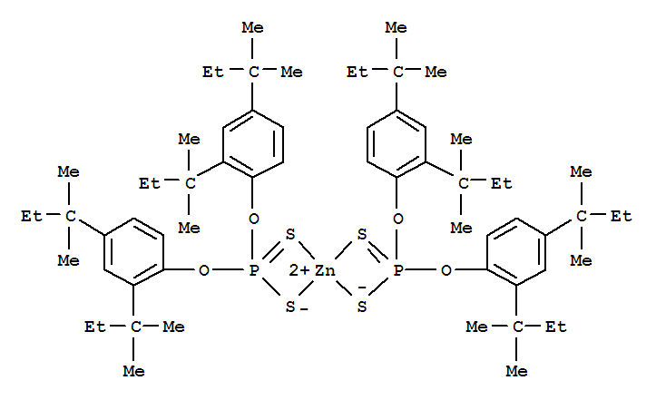 Phosphorodithioic acid,O,O-bis(2,4-di-tert-pentylphenyl) ester, zinc salt (7CI,8CI)