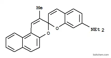 Molecular Structure of 51988-28-4 (N,N-diethyl-2'-methylspiro[2H-1-benzopyran-2,3'-[3H]naphtho[2,1-b]pyran]-7-amine)