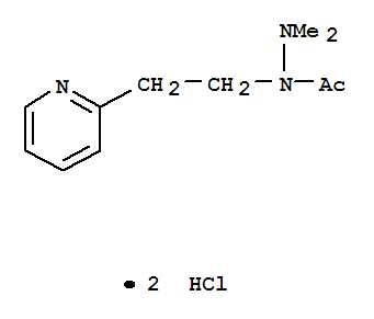 Acetic acid,2,2-dimethyl-1-[2-(2-pyridinyl)ethyl]hydrazide, hydrochloride (1:2)
