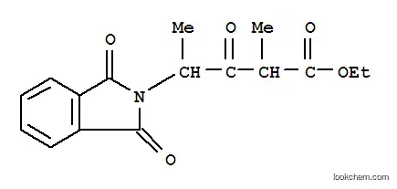 Molecular Structure of 53100-42-8 (ethyl 4-(1,3-dioxoisoindol-2-yl)-2-methyl-3-oxo-pentanoate)