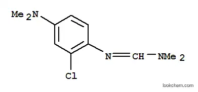 Molecular Structure of 53666-30-1 (Methanimidamide,N'-[2-chloro-4-(dimethylamino)phenyl]-N,N-dimethyl-)