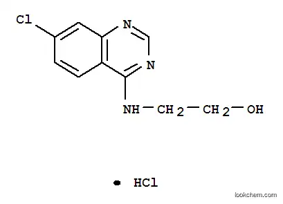 Molecular Structure of 5442-05-7 (2-[(7-chloroquinazolin-4-yl)amino]ethanol)