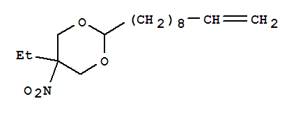 1,3-Dioxane,2-(9-decen-1-yl)-5-ethyl-5-nitro- cas  5445-63-6