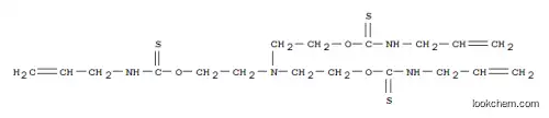 Molecular Structure of 5445-67-0 (1-[2-[bis[2-(prop-2-enylthiocarbamoyloxy)ethyl]amino]ethoxy]-N-prop-2- enyl-methanethioamide)