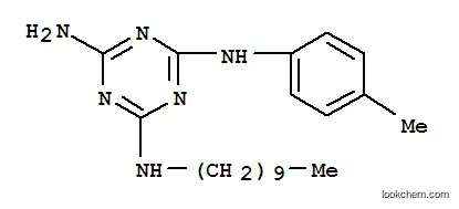 Molecular Structure of 5462-98-6 (N2-decyl-N6-(4-methylphenyl)-1,3,5-triazine-2,4,6-triamine)