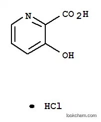 Molecular Structure of 5603-03-2 (2-Pyridinecarboxylicacid, 3-hydroxy-, hydrochloride (1:1))