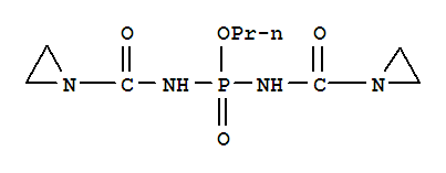 Phosphorodiamidic acid,N,N'-bis(1-aziridinylcarbonyl)-, propyl ester (9CI)