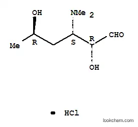 Molecular Structure of 57019-62-2 (3,4,6-trideoxy-3-(dimethylamino)hexose)