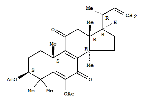 24-Norchola-5,8,22-triene-7,11-dione,3,6-bis(acetyloxy)-4,4,14-trimethyl-, (3b)- (9CI) cas  60915-52-8
