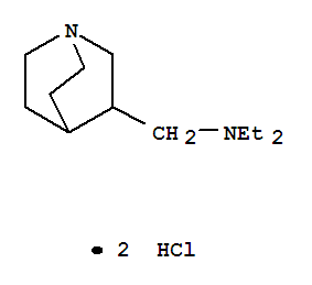 1-Azabicyclo[2.2.2]octane-3-methanamine,N,N-diethyl-, hydrochloride (1:2)