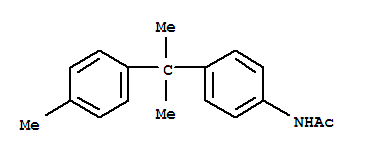 Acetamide,N-[4-[1-methyl-1-(4-methylphenyl)ethyl]phenyl]- cas  6271-71-2