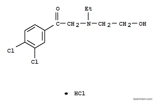 Molecular Structure of 6275-40-7 (1-(3,4-dichlorophenyl)-2-[ethyl(2-hydroxyethyl)amino]ethanone)
