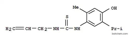 Molecular Structure of 6275-57-6 (1-[4-hydroxy-2-methyl-5-(1-methylethyl)phenyl]-3-prop-2-en-1-ylthiourea)