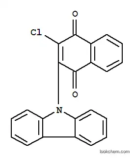 Molecular Structure of 6305-69-7 (2-(9H-carbazol-9-yl)-3-chloronaphthalene-1,4-dione)