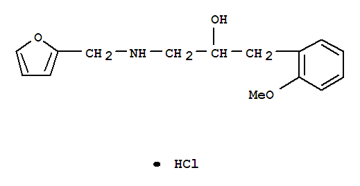 Benzeneethanol, a-[[(2-furanylmethyl)amino]methyl]-2-methoxy-,hydrochloride (1:1) cas  6307-86-4