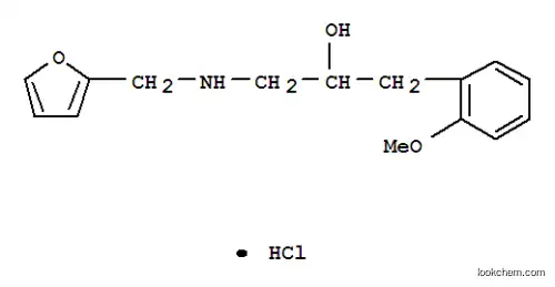 Molecular Structure of 6307-86-4 (1-[(furan-2-ylmethyl)amino]-3-(2-methoxyphenyl)propan-2-ol)