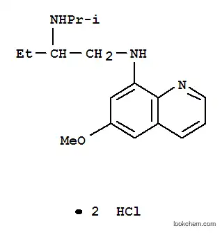 Molecular Structure of 6338-99-4 (N~1~-(6-methoxyquinolin-8-yl)-N~2~-(propan-2-yl)butane-1,2-diamine)