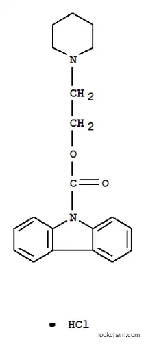 Molecular Structure of 64057-97-2 (1-{2-[(9H-carbazol-9-ylcarbonyl)oxy]ethyl}piperidinium chloride)