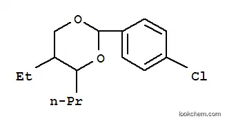 Molecular Structure of 6413-58-7 (2-(4-chlorophenyl)-5-ethyl-4-propyl-1,3-dioxane)