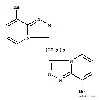 Molecular Structure of 64762-61-4 (1,2,4-Triazolo[4,3-a]pyridine,3,3'-(1,3-propanediyl)bis[8-methyl-)