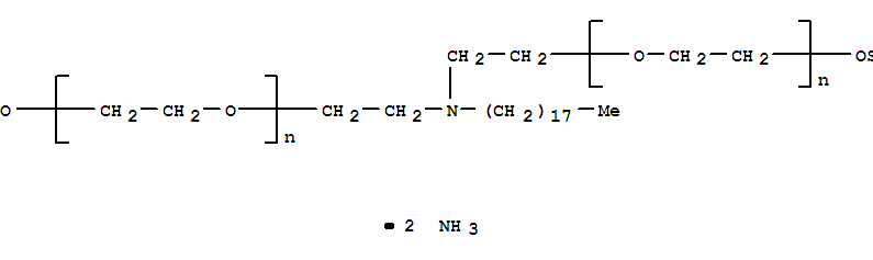 Poly(oxy-1,2-ethanediyl), a,a'-[(octadecylimino)di-2,1-ethanediyl]bis[w-(sulfooxy)-, ammonium salt (1:2)