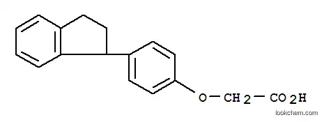 Molecular Structure of 65152-33-2 ([4-(2,3-dihydro-1H-inden-1-yl)phenoxy]acetic acid)