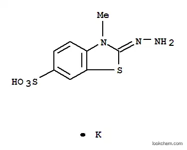 Molecular Structure of 65540-57-0 (potassium 2-hydrazono-2,3-dihydro-3-methylbenzothiazole-6-sulphonate)