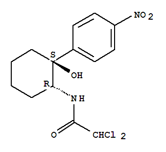 Acetamide,2,2-dichloro-N-[2-hydroxy-2-(4-nitrophenyl)cyclohexyl]-, trans- (9CI) cas  65837-61-8