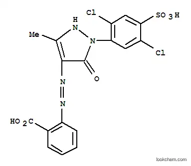 Molecular Structure of 66104-59-4 (2-{(2Z)-2-[1-(2,5-dichloro-4-sulfophenyl)-3-methyl-5-oxo-1,5-dihydro-4H-pyrazol-4-ylidene]hydrazinyl}benzoic acid)