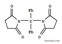 Molecular Structure of 6622-10-2 (2,5-Pyrrolidinedione,1,1'-(diphenylmethylene)bis-)