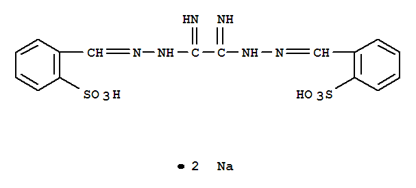 Ethanediimidic acid,1,2-bis[2-[(2-sulfophenyl)methylene]hydrazide], sodium salt (1:2) cas  6625-68-9