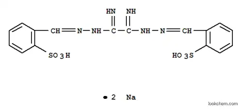 Molecular Structure of 6625-68-9 (Ethanediimidic acid,1,2-bis[2-[(2-sulfophenyl)methylene]hydrazide], sodium salt (1:2))