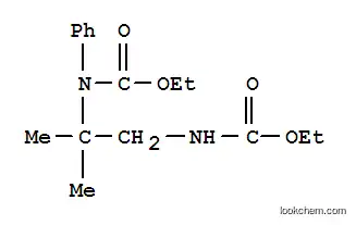 Molecular Structure of 6629-02-3 (ethyl {1-[(ethoxycarbonyl)amino]-2-methylpropan-2-yl}phenylcarbamate (non-preferred name))