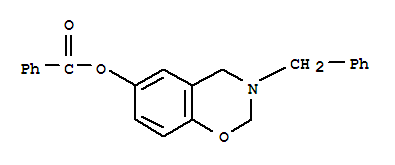 2H-1,3-Benzoxazin-6-ol,3,4-dihydro-3-(phenylmethyl)-, 6-benzoate cas  6642-12-2