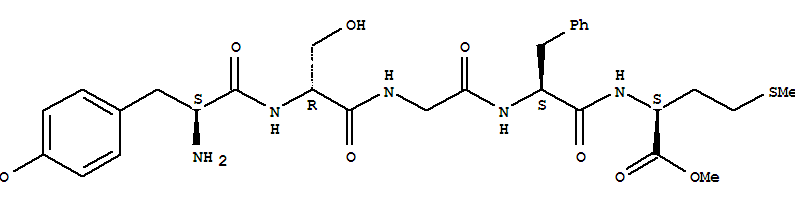 L-Methionine,L-tyrosyl-D-serylglycyl-L-phenylalanyl-, methyl ester (9CI)