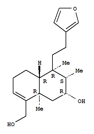 1-Naphthalenemethanol,5-[2-(3-furanyl)ethyl]-3,4,4a,5,6,7,8,8a-octahydro-7-hydroxy-5,6,8a-trimethyl-,(4aR,5R,6S,7R,8aR)-