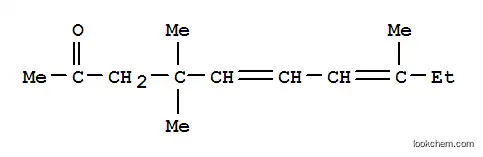Molecular Structure of 67801-41-6 (4,4,8-trimethyl-5,7-decadien-2-one)