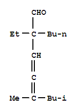 3,4-Octadienal,2-butyl-2-ethyl-5,7-dimethyl-