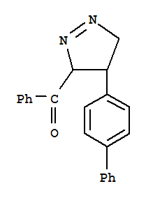 Methanone,(4-[1,1'-biphenyl]-4-yl-4,5-dihydro-3H-pyrazol-3-yl)phenyl- cas  6947-85-9