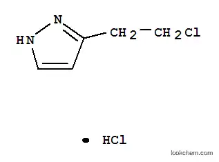 Molecular Structure of 69658-98-6 (5-(2-chloroethyl)-1H-pyrazole)