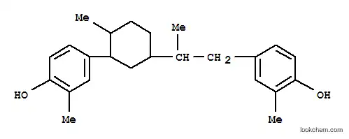 Molecular Structure of 6966-69-4 (4-{2-[3-(4-hydroxy-3-methylphenyl)-4-methylcyclohexyl]propyl}-2-methylphenol)