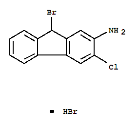 9H-Fluoren-2-amine,9-bromo-3-chloro-, hydrobromide (1:1) cas  6966-98-9