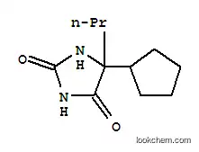 Molecular Structure of 6969-85-3 (5-cyclopentyl-5-propyl-imidazolidine-2,4-dione)